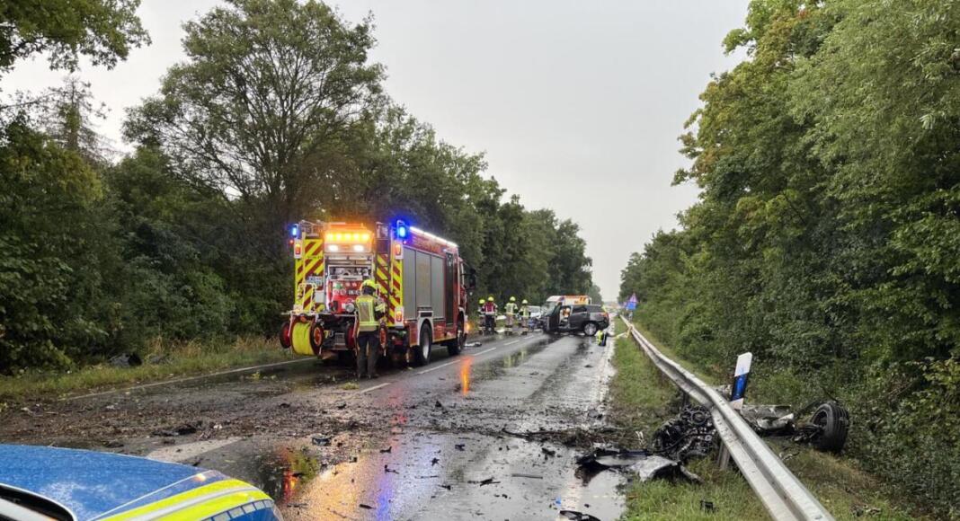 Feuerwehr Worms Unfall L523