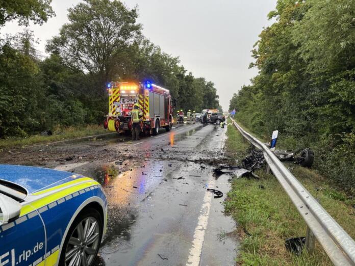 Feuerwehr Worms Unfall L523