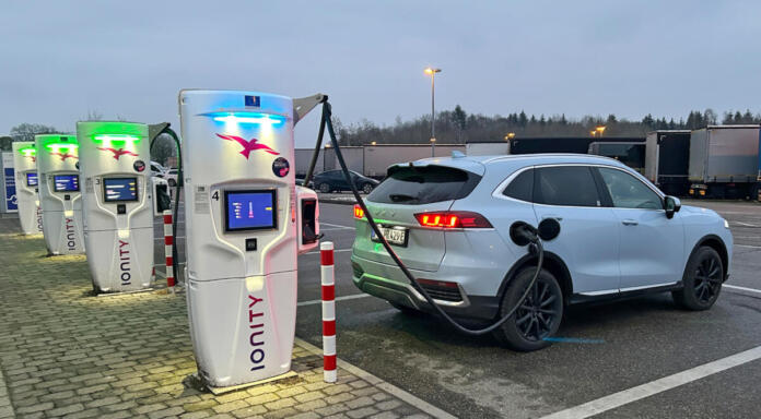 E-Auto Ladesäule