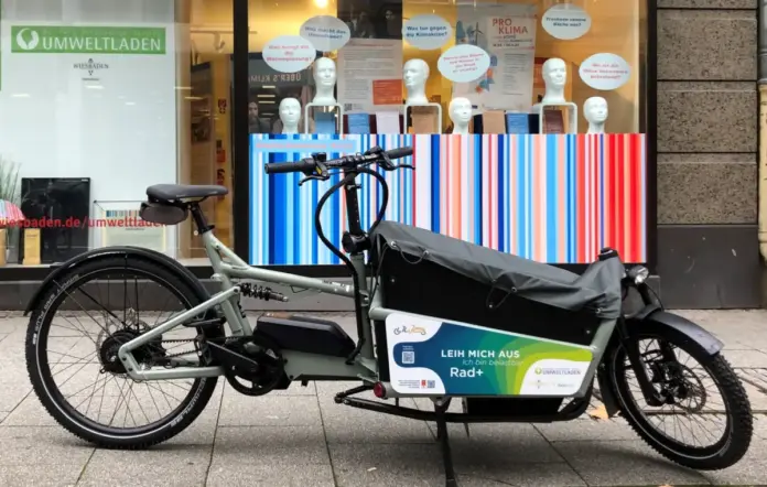 E-Lastenrad Wiesbaden kostenlos ausleihen