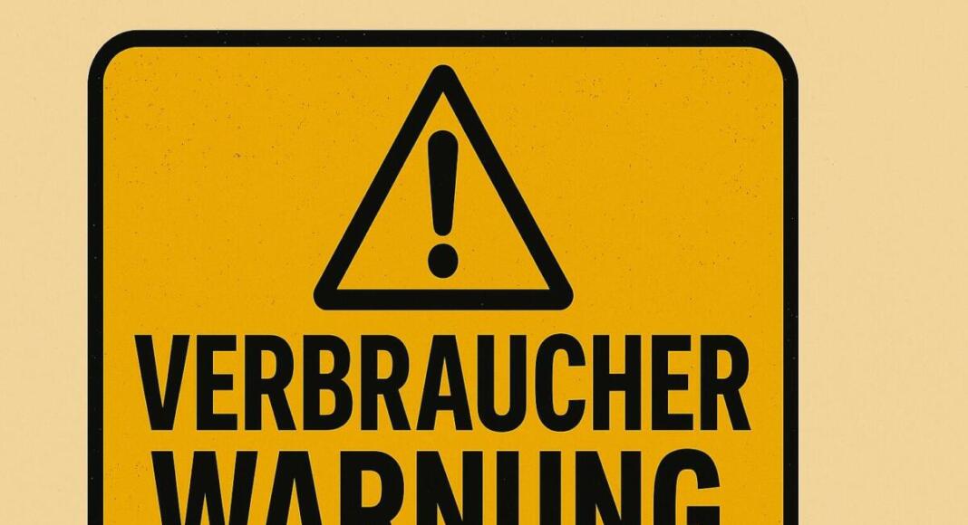 verbraucherwarnung