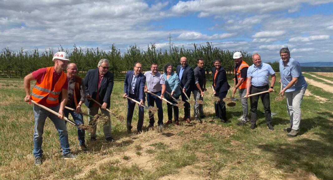 Spatenstich Rad- und Wirtschaftsweg Vendersheim – Partenheim – Saulheim – Wörrstadt