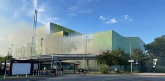 Brand im Müllheizkraftwerk Mainz