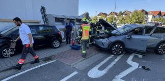 Unfall in Nauheim