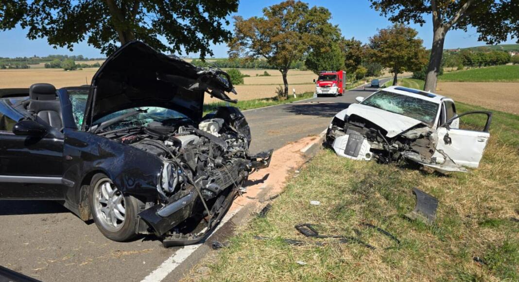 Schwerer Unfall zwischen Weinolsheim und Dalheim | Foto: BYC-News | Thorsten Lüttringhaus