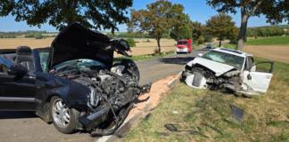 Schwerer Unfall zwischen Weinolsheim und Dalheim | Foto: BYC-News | Thorsten Lüttringhaus