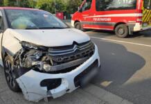Zwei Verletzte bei Unfall in Zornheim Unfall in Zornheim | Foto: BYC-News | Thorsten Lüttringhaus