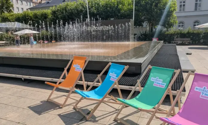 Wasserspielplatz Luisenplatz Wiesbaden
