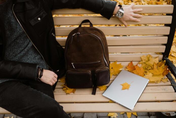 Herbst, Park, Rucksack Herbst, Park, Rucksack