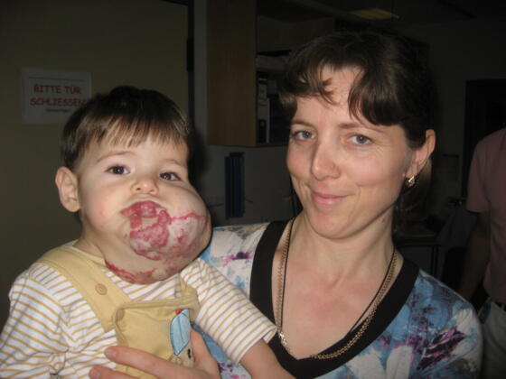 2009 Aßchab mit Mutter Aina in Bad Kreuznach