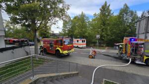 Feuerwehreinsatz in ingelheim | foto: byc-news | thorsten lüttringhaus