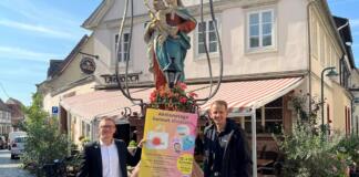Foto: Stadt Hochheim am Main; Eduard Nowak (li.), Wirtschaftsförderer der Stadt Hochheim am Main, und Thomas Moravek, stellv. Vorsitzender des Handwerker- und Gewerbevereins Hochheim