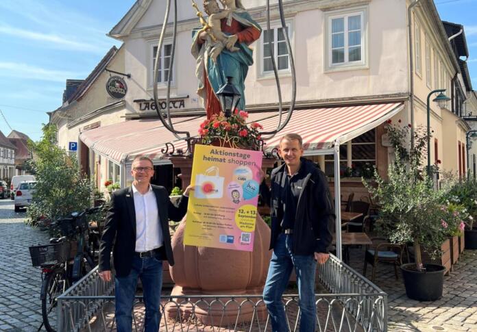 Foto: Stadt Hochheim am Main; Eduard Nowak (li.), Wirtschaftsförderer der Stadt Hochheim am Main, und Thomas Moravek, stellv. Vorsitzender des Handwerker- und Gewerbevereins Hochheim Foto: Stadt Hochheim am Main; Eduard Nowak (li.), Wirtschaftsförderer der Stadt Hochheim am Main, und Thomas Moravek, stellv. Vorsitzender des Handwerker- und Gewerbevereins Hochheim