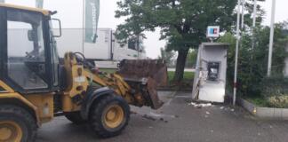 Beschädigter Geldautomat in Worms