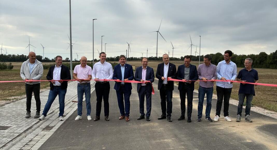 Übergabe Gewerbegebiet An der Sülz in Wallertheim