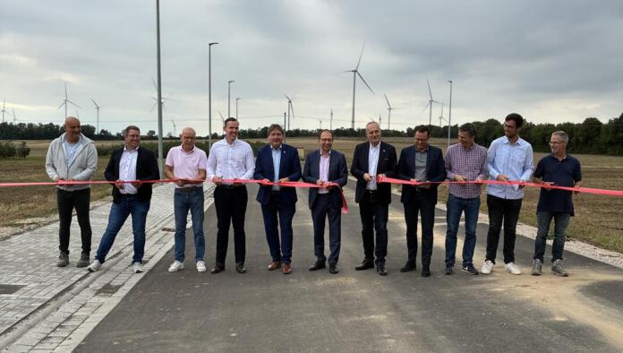 Übergabe Gewerbegebiet An der Sülz in Wallertheim