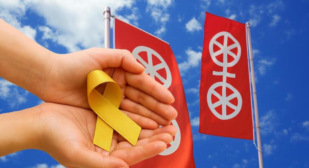 „Mainz trägt Gold“: Zeichen für Kinder mit Krebs
