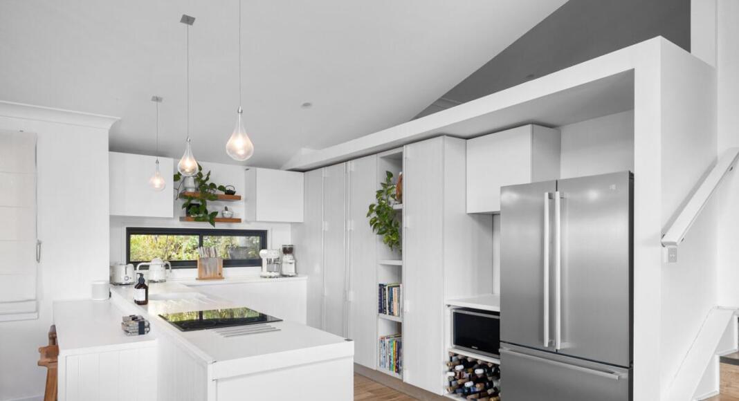 Küche, Kühlschrank, modern