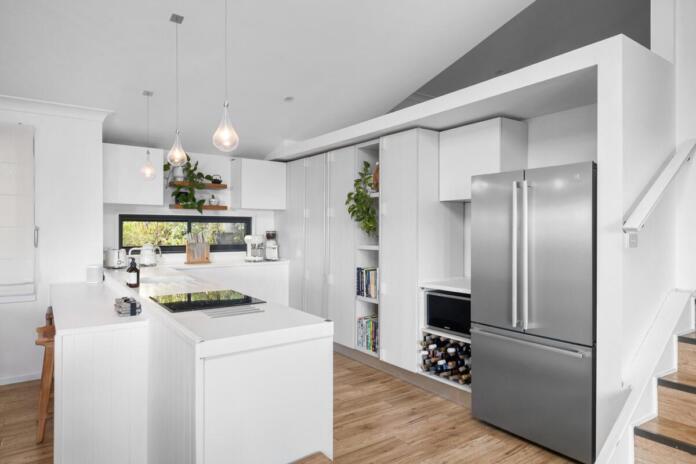 Küche, Kühlschrank, modern