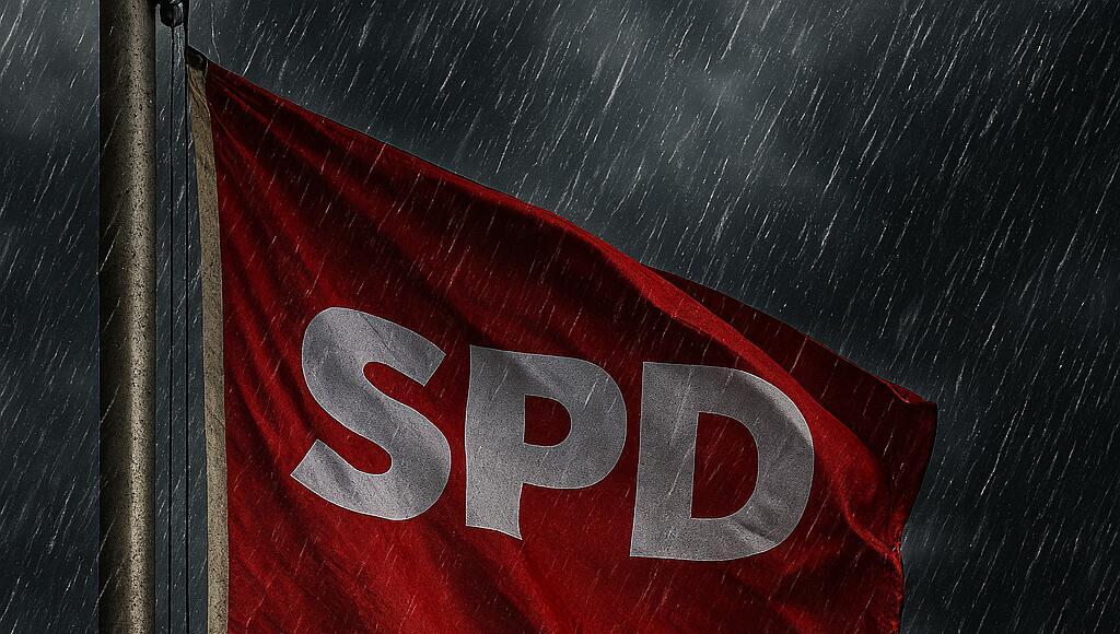 spd fahne regen