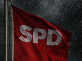 spd fahne regen