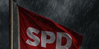 spd fahne regen