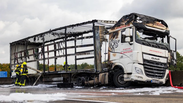 Fahrzeugbrand auf der A3