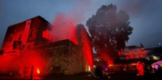 Brömserburg Rüdesheim an Halloween | Foto: Joachim Piszczan