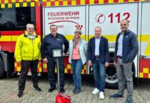 Neue LED-Ausrüstung für die Feuerwehr in Rüdesheim am Rhein