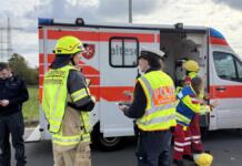 Budenheim: Notfallübung mit Polizei und Feuerwehr