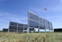 Fraport nimmt innovative Photovoltaik-Anlage in Betrieb Inbetriebnahme Photovoltaik West am Flughafen Frankfurt | Quelle: Fraport AG