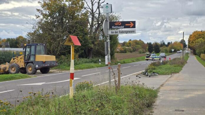 Unfall zwischen Lörzweiler und Nackenheim | Foto: BYC-News | Thorsten Lüttringhaus