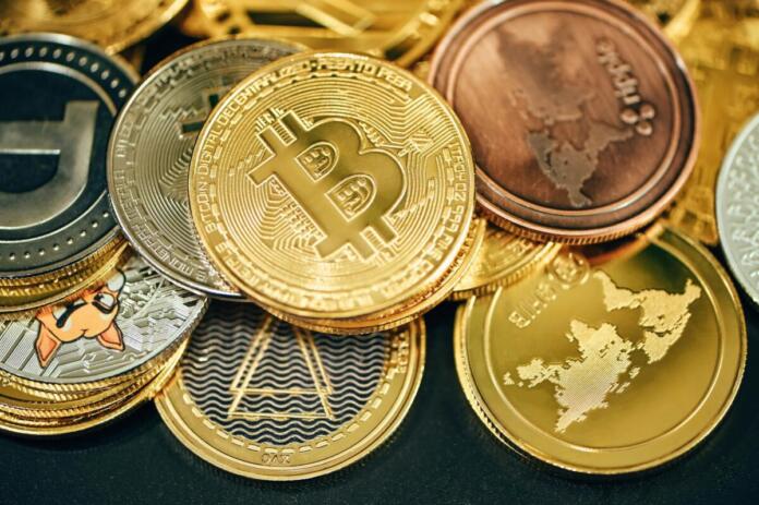 Bitcoin, Kryptowährung, Coins Bitcoin, Kryptowährung, Coins