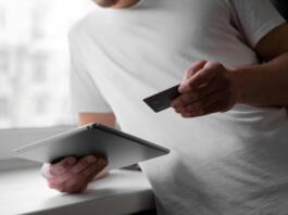 Tablet, Kreditkarte, Bank, Online-Zahlung