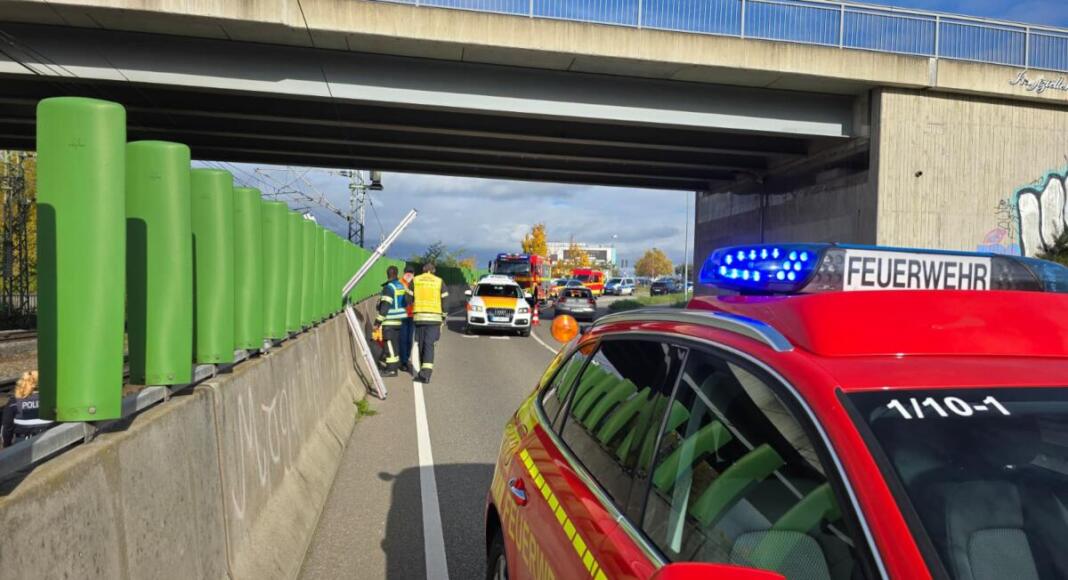 Bahnhof Ingelheim Blaulichteinsatz | Foro: BYC-News | Thorsten Lüttringhaus