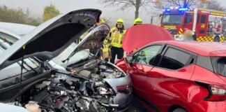 Unfall in Heppenheim | Foto: Feuerwehr Worms