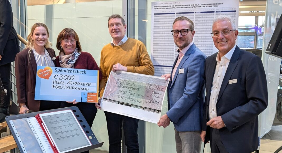 Spendenübergabe im Heinz AutoCenter in Mainz | Foto: BYC-News