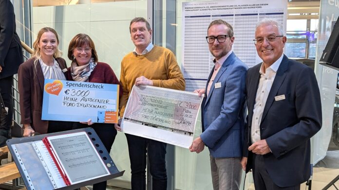 Spendenübergabe im Heinz AutoCenter in Mainz | Foto: BYC-News