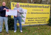 Spendenaktion in Wackernheim – 2.520 Euro für die Kinderkrebshilfe Mainz