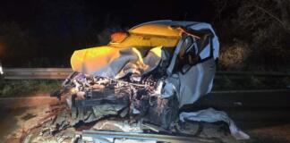 Schwerer Unfall zwischen Dintesheim und Flomborn im Kreis Alzey-Worms | Foto: BYC-News | Thorsten Lüttringhaus