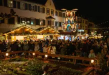 Eröffnung des Rüdesheimer Weihnachtsmarkts der Nationen