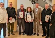 Präsident des Landgerichts überreicht Dankesurkunden in Mainz