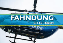Fahndung der Polizei nach Schussabgabe in Wiesbaden