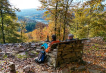 Wandererlebnis im herbstlichen Saarland
