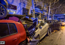 Schwerer Unfall mit Linienbus in Wiesbaden