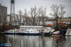 Feuerwehreinsatz im industriehafen mainz-mombach