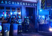 Brand über Waschmaschinensalon in Mainz löst Großeinsatz aus