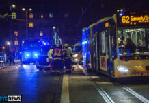 Unfall mit Linienbus in Mainz endet glimpflich