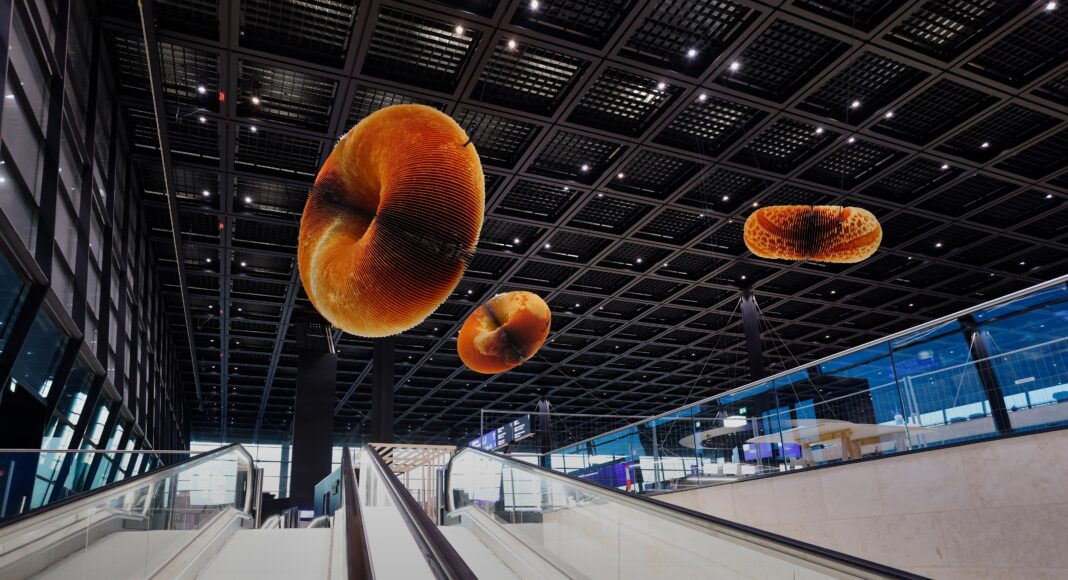 Fraport präsentiert einzigartige Kunstinstallation im Terminal 3 des Flughafens Frankfurt