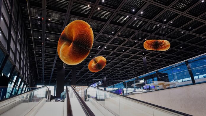 Fraport präsentiert einzigartige Kunstinstallation im Terminal 3 des Flughafens Frankfurt